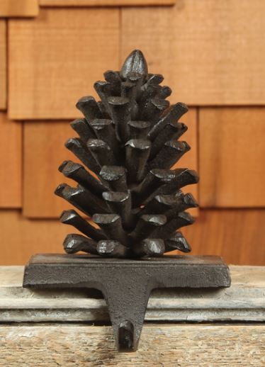  Stocking Holders - Pine Cone - Set of 4