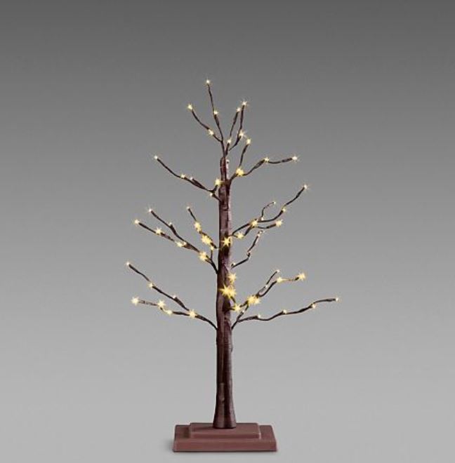 Lighted Display Tree - Brown Twig 30" H