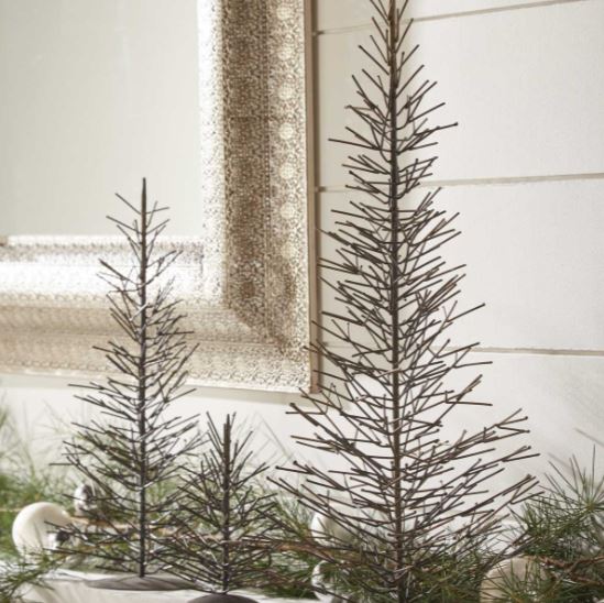 Display Trees- Natural Metal Trio