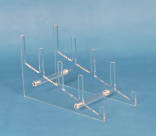 plate stand, acrylic hinged plate stand, display for plates