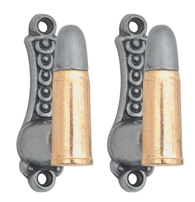  Gun Display Hooks - Bullet Style