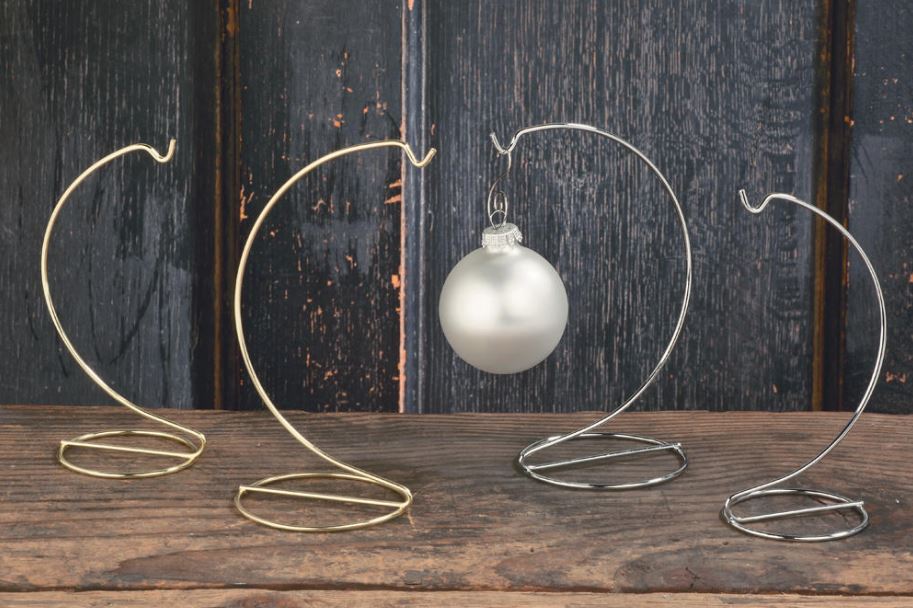 ~10 Ornament Display Stands Holder 5-1/2" Rod Hanger For Ornaments Hanging coins 