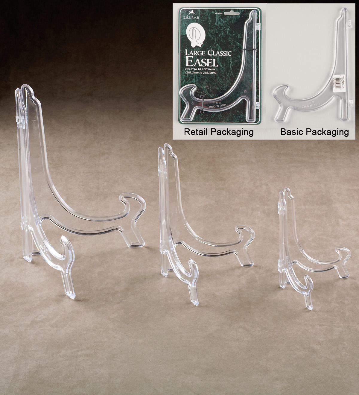 Display Stands - Black Twisted Wire - Set of 12, Plate Easels and Stands