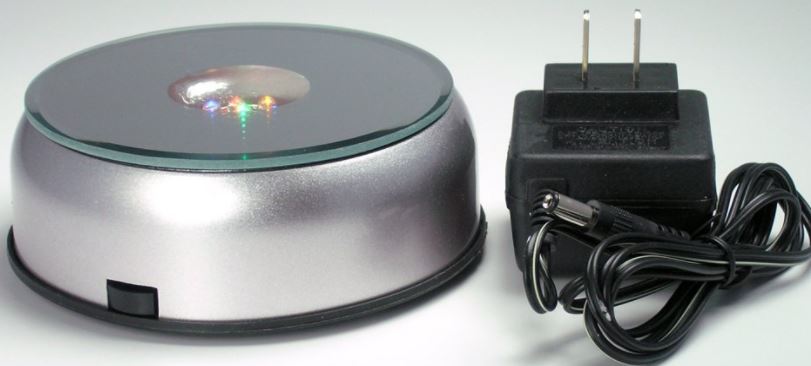 Battery Turntable - Economical - Colored Lights