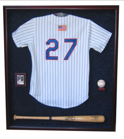 Display Case - Baseball Jersey, Bat & Ball, Baseball Memorabilia Displays