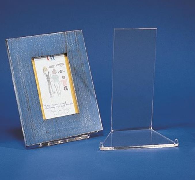 Large Plate Stands for Display - Metal Square Wire Plate Holder