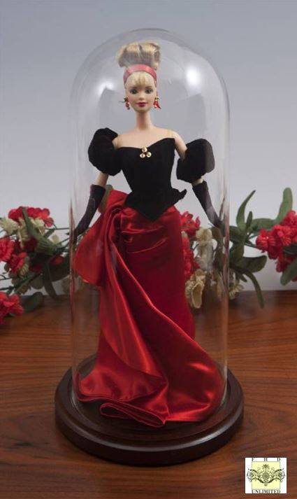 Using Glass Domes to Display Dolls