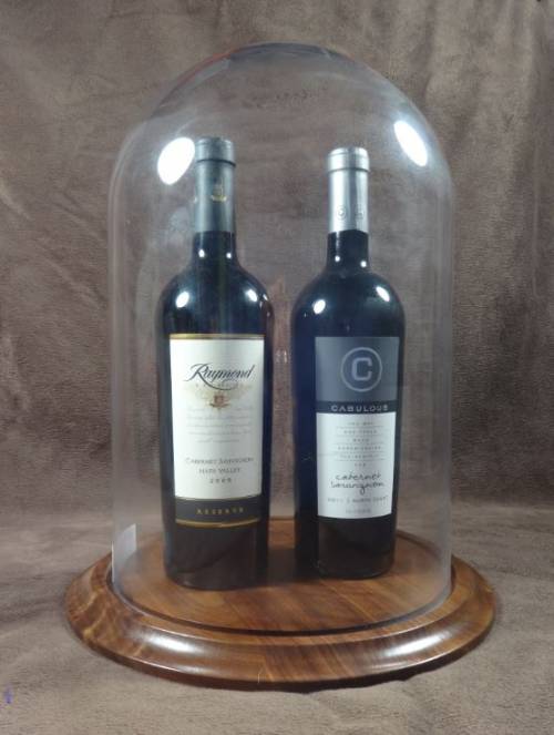 Wine Display - Glass Dome 10" x 15"H Multi Bottle