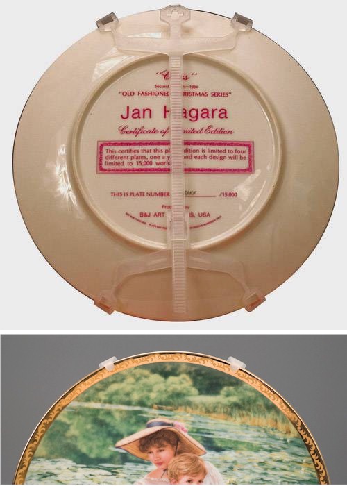 Plate Hangers Molded Plate Hanger for Invisible Display Set of 6