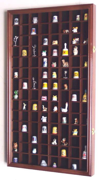 Thimble Cabinets - 100 Openings, Thimble Display Domes and Cases