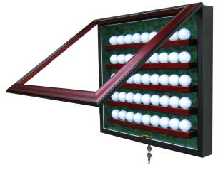 Golf Ball Display Case - Premium for 45 Golf Balls, Golf