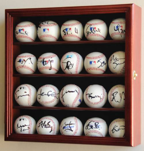 Display Case - Baseball - Single Ball, Baseball Memorabilia Displays