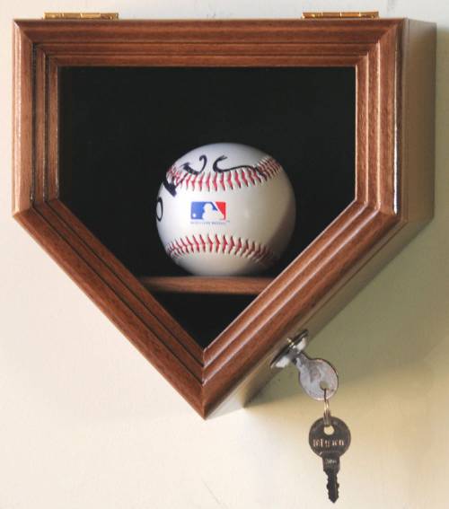 Display Case - Baseball - Single Ball, Baseball Memorabilia Displays