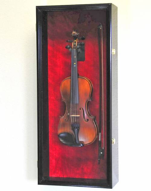 Collectibles Display Case - Violin and Bow