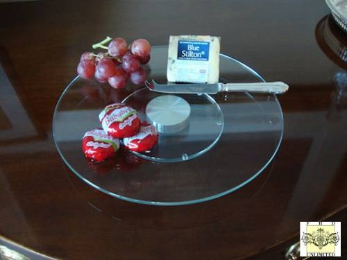 Glass Lazy Susan Turntable - 12" or 14"