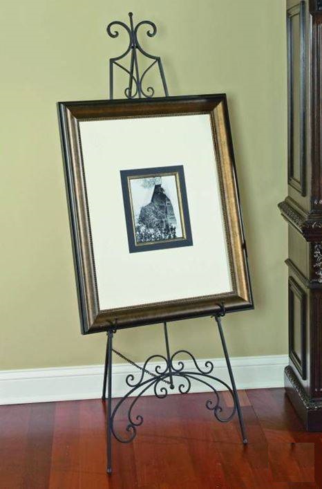 Floor Easel - Regal 58 - Black & Silver Finish