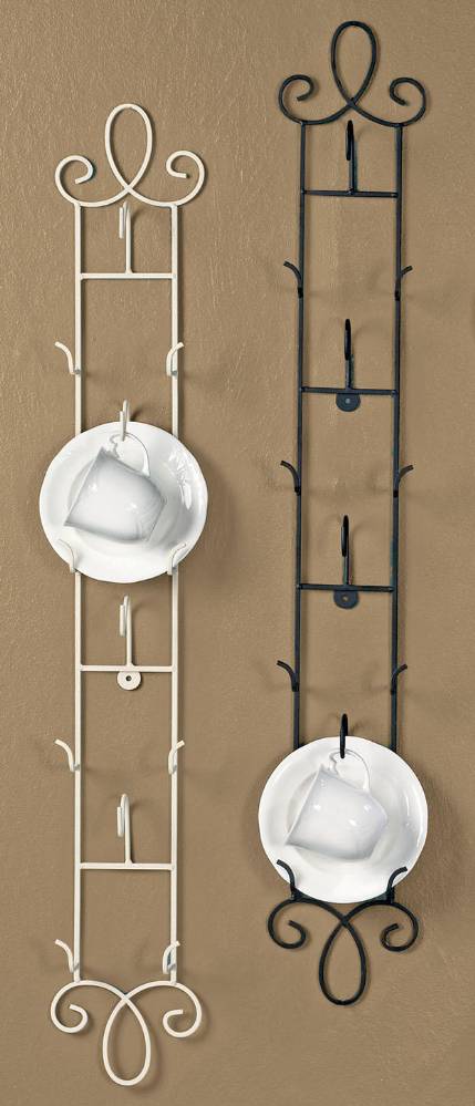   Cup and Saucer Hanging Racks - Augusta Vertical - Set of  2