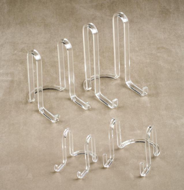 Details about   Plate Stands for Display Plastic Easel Stand Plate Holder Display Frame Stand~ 