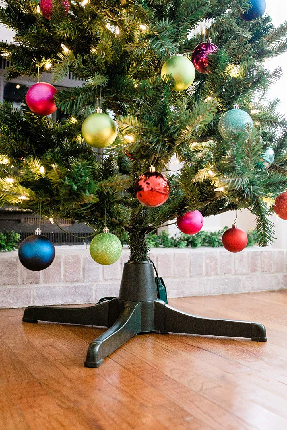 Rotating Christmas Tree Stand, Ornament Display Trees