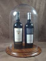 Wine Display - Glass Dome 10" x 15"H Multi Bottle