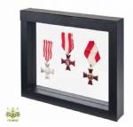 Challenge Coin & Military Medal Display Case - Large Size