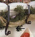 Christmas Stocking Holder - Wrought Iron 8"