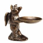 Jewelry Holder - Angelic Piggy with Bowl