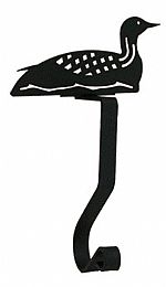  Wrought Iron Stocking Hangers - Loon